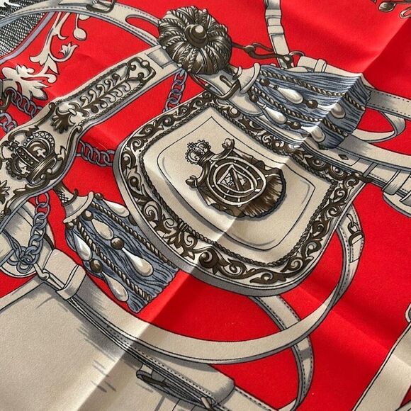 VOLVO FLYGVOLVO Silk Equestrian Scarf - Picture 5 of 6